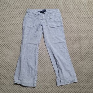 The north face linen blend wide leg pants